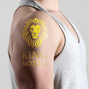 Photo of 4" X 6" Custom Metallic Temporary Tattoos