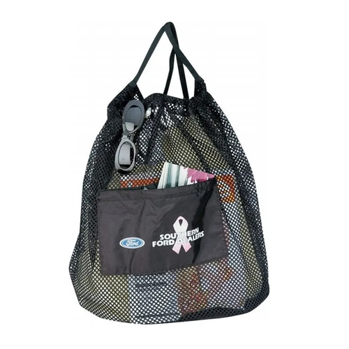 Main photo of Nylon Drawstring Mesh Tote Bag