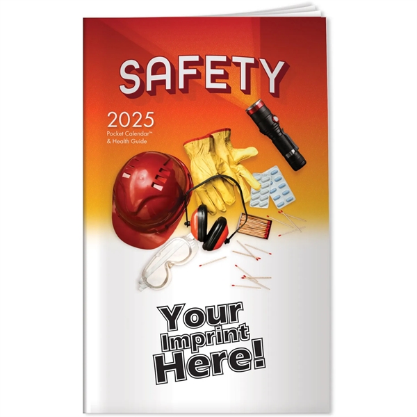 Multi Color color option for Pocket Calendar   2025 Safety
