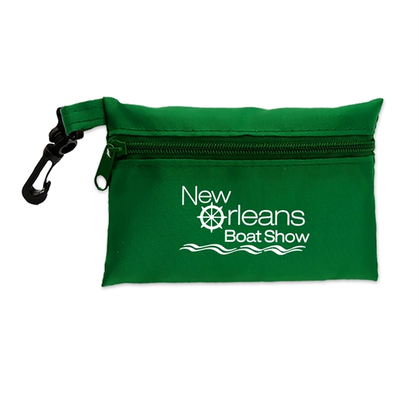 Green color option for Polyester Zip Tote