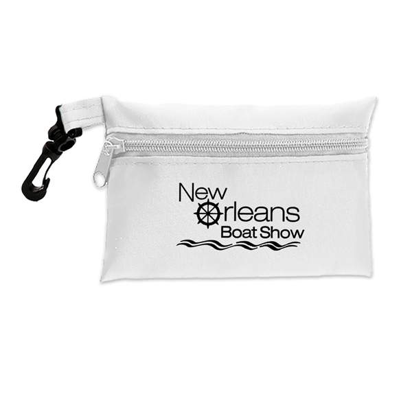 White color option for Polyester Zip Tote