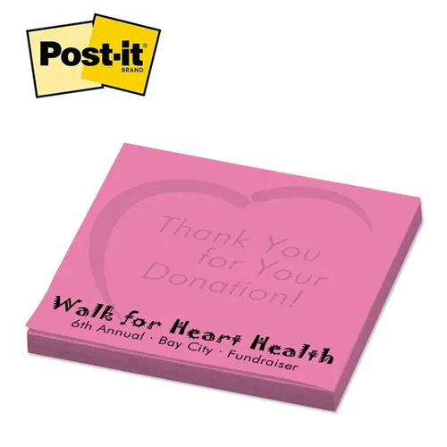 Main photo of Post It® Custom Printed Notepad   3" X 3"