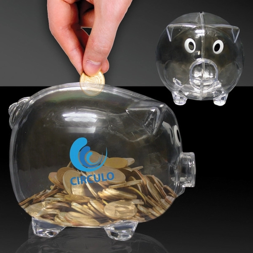 Main photo of 4" Plastic Piggy Bank