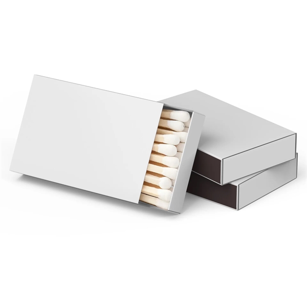 White color option for Custom Match Boxes Full Color