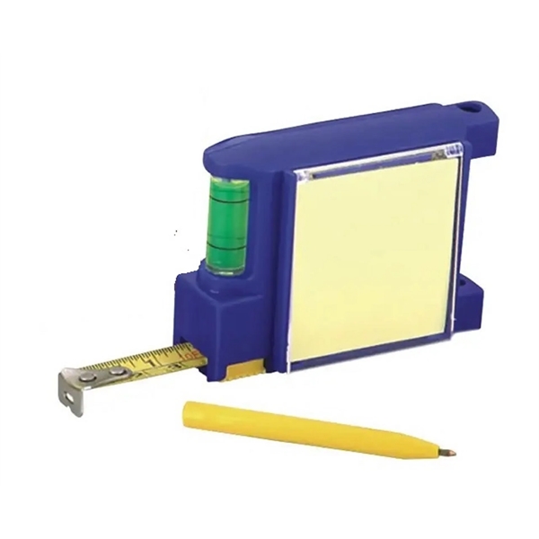 Blue color option for Popular Measuring Tape With Level & Pad & Pen