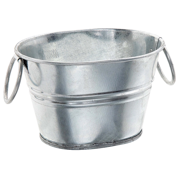 Metal color option for Mini Galvanized Oval Bucket