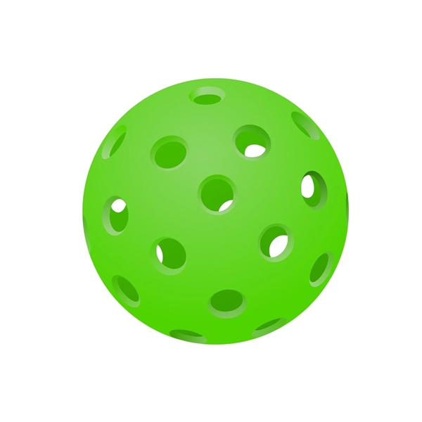 Lime Green color option for 26 Hole Pickleball Balls