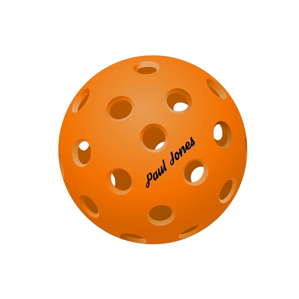 Orange color option for 26 Hole Pickleball Balls