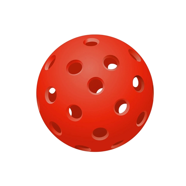 Red color option for 26 Hole Pickleball Balls