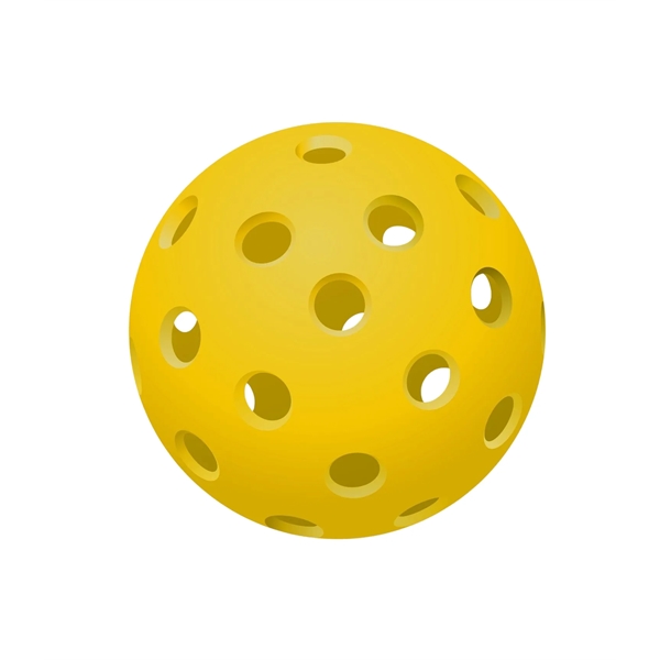 Yellow color option for 26 Hole Pickleball Balls