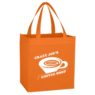 Orange color option for Non Woven Shopping Tote Bag