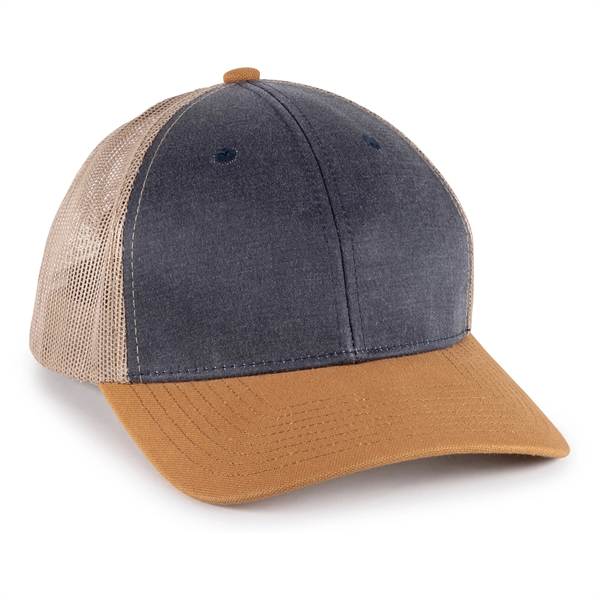 Navy/Khaki/Duk color option for Premium Rugged Trucker