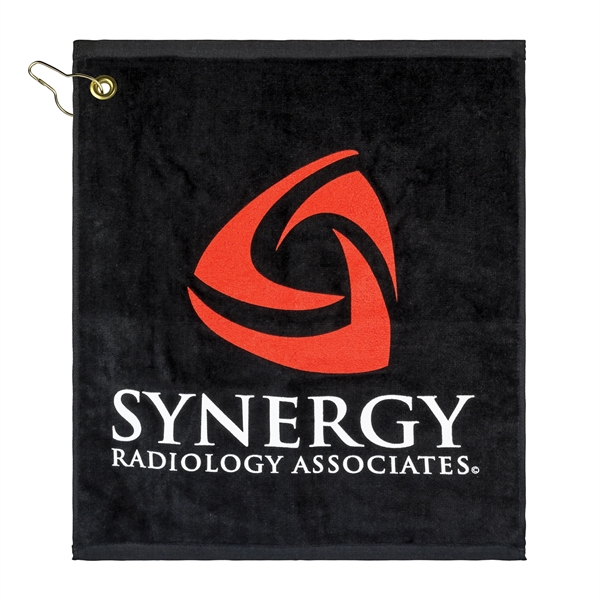 Black color option for Terry Velour Golf Towel