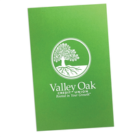 Mid Size Presentation Folder With Foil Stamp Imprint