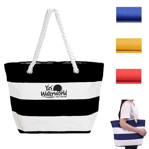 Photo of Large Volume Canvas Beach Tote Bag