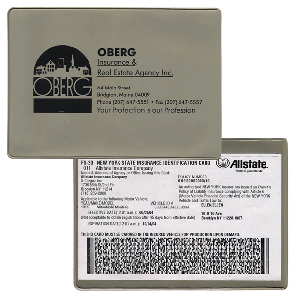 Gray color option for Insurance Card Holder