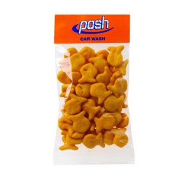 Clear color option for 1 Oz Goldfish® Crackers (Cheddar) / Header Bag