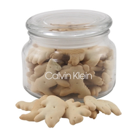 Animal Crackers In A Glass Jar With Lid
