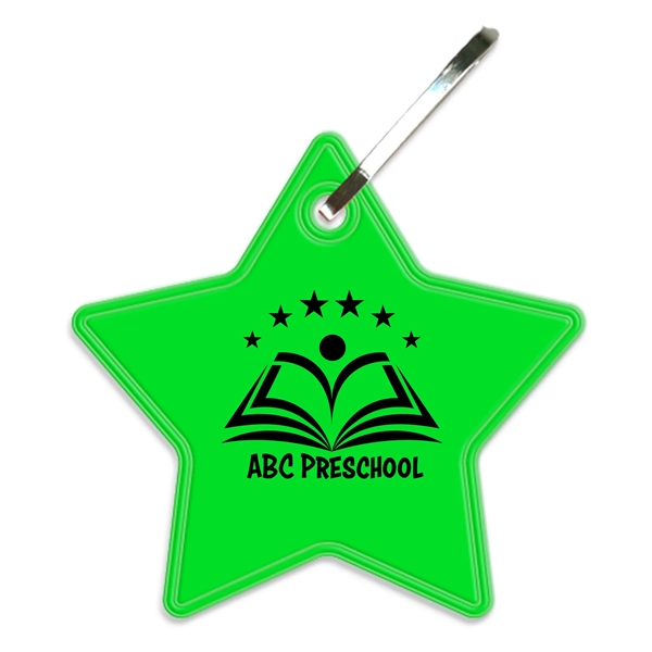 Fluorescent Green color option for Star Zipper Pull