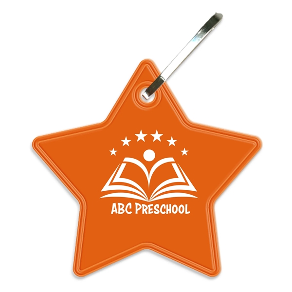 Orange color option for Star Zipper Pull