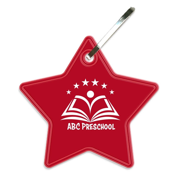 Red color option for Star Zipper Pull
