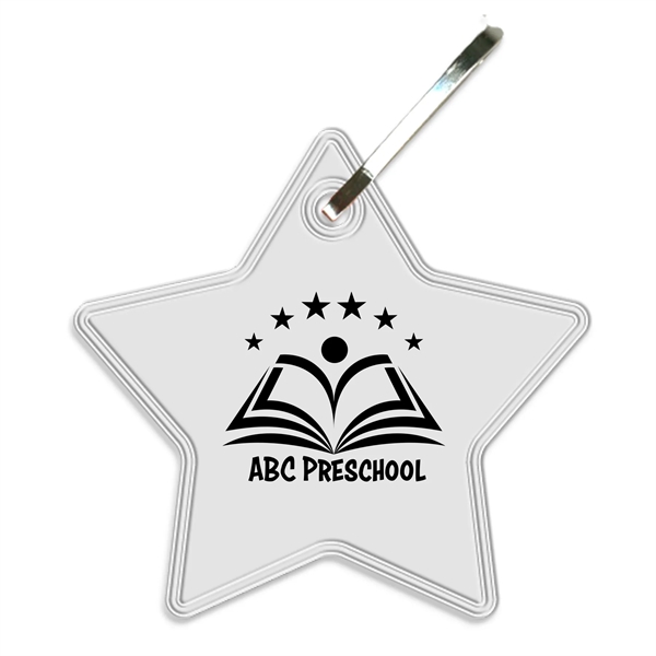 White color option for Star Zipper Pull