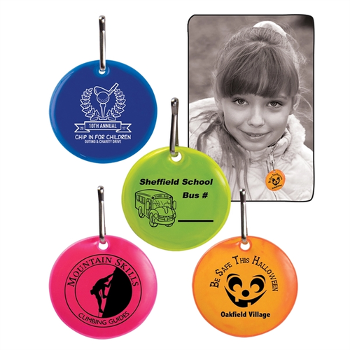 Main photo of Round Reflective Zipper Pulls