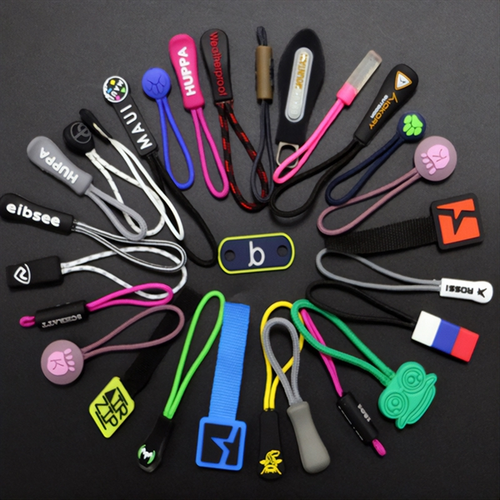 Photo of Custom Woven Fabric Zipper Pull