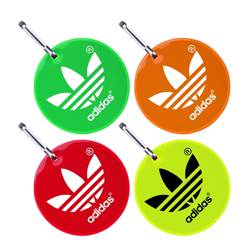 Main photo of Round Shaped Safety Reflector Zipper Pull W/ Metal Clasp