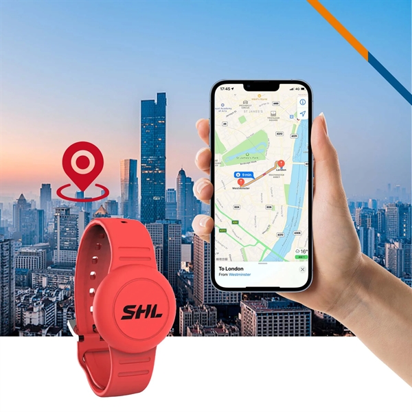 Red color option for Kovia Air Tag Wristband