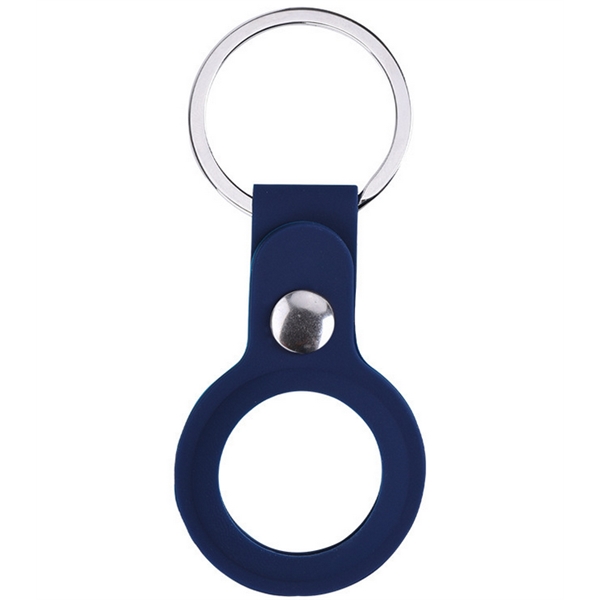 Blue color option for Abs Air Tag Holder W/ Keyring Custom Luggage Tag