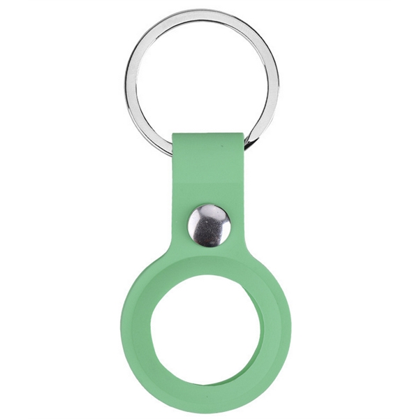 Green color option for Abs Air Tag Holder W/ Keyring Custom Luggage Tag