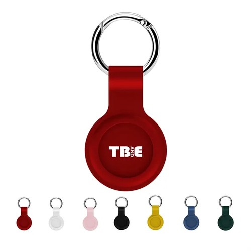 Photo of Round Air Tag Silicone Case With Keyring