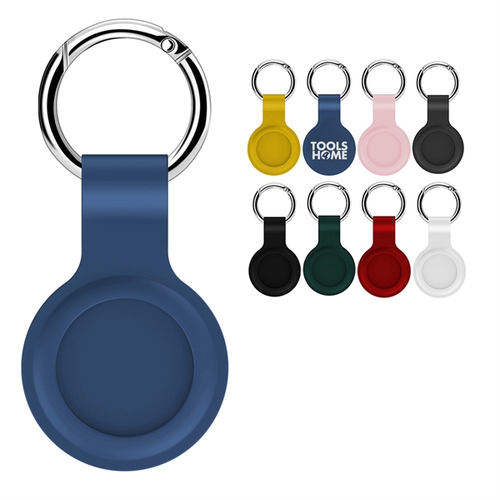Photo of Round Air Tag Silicone Case With Keyring
