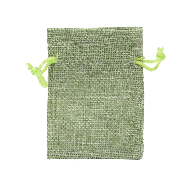 Gray color option for Burlap Linen Coffee Bag