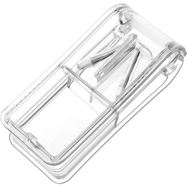 Clear color option for Portable Mini Pill Cutter And Storage