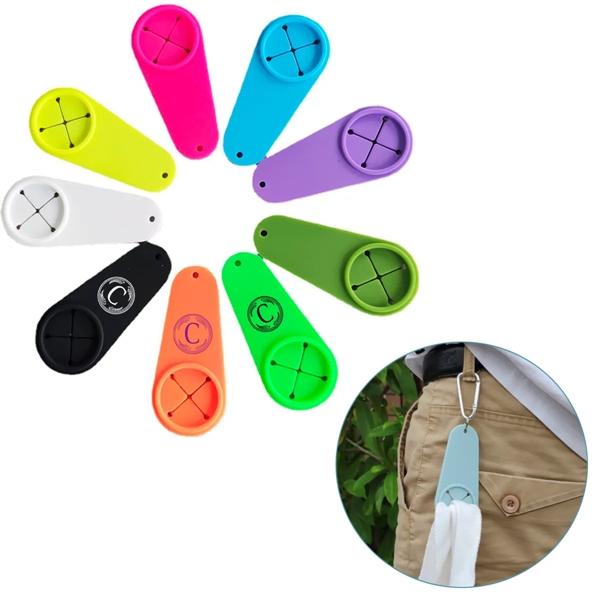 Green color option for Silicone Easy Carry Towel Buckle