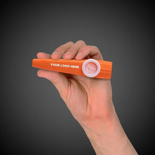 Main photo of 3 1/2" Orange Plastic Kazoo
