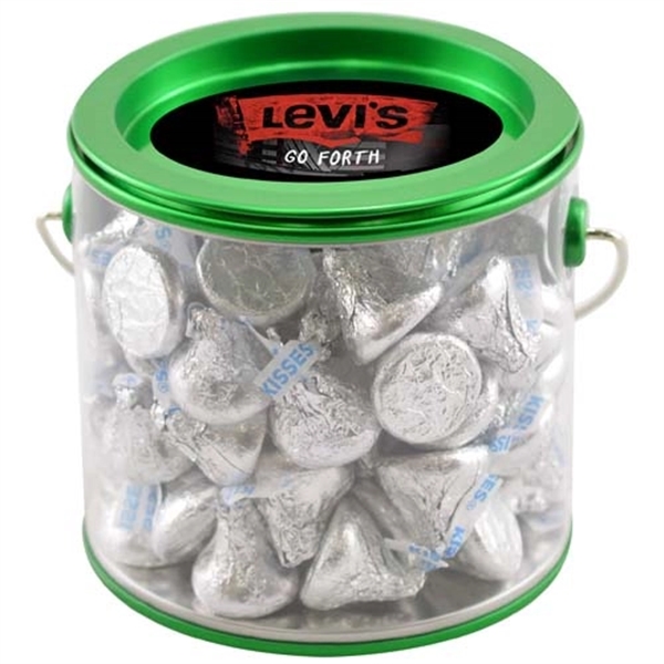 Green color option for Tin Pail With Hershey Kisses