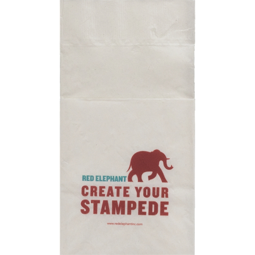 Main photo of 2 Ply Pocket Napkin   White   Tradition