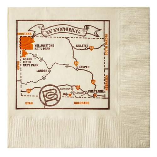 Main photo of Vanilla 2 Ply Beverage Napkin