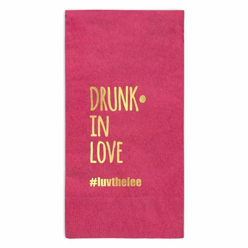 Main photo of Foil Stamped Dinner Napkins