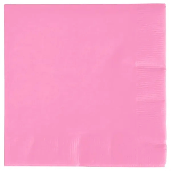 Candy Pink color option for 3ply Foil Stamped Beverage Napkins