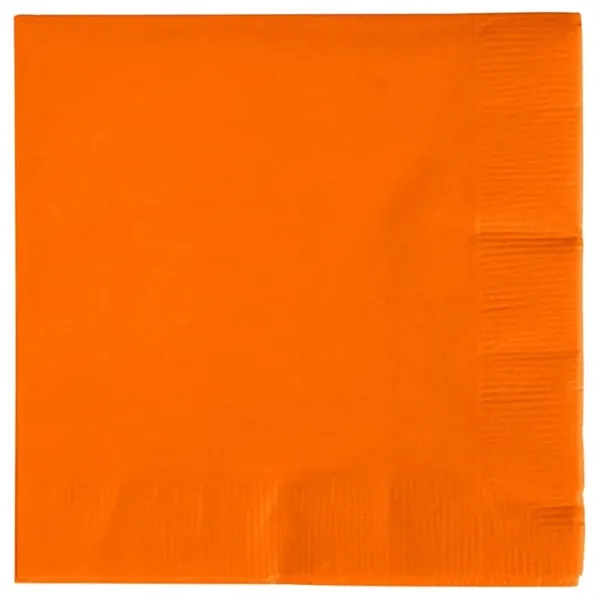 Orange color option for 3ply Foil Stamped Beverage Napkins