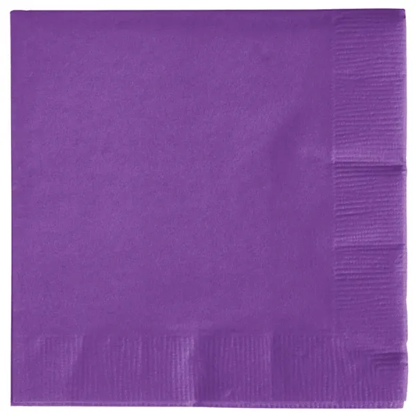 Amethyst color option for 2ply Foil Stamped Beverage Napkins