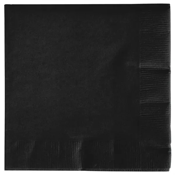 Black Velvet color option for 2ply Foil Stamped Beverage Napkins
