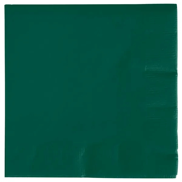 Hunter Green color option for 2ply Foil Stamped Beverage Napkins