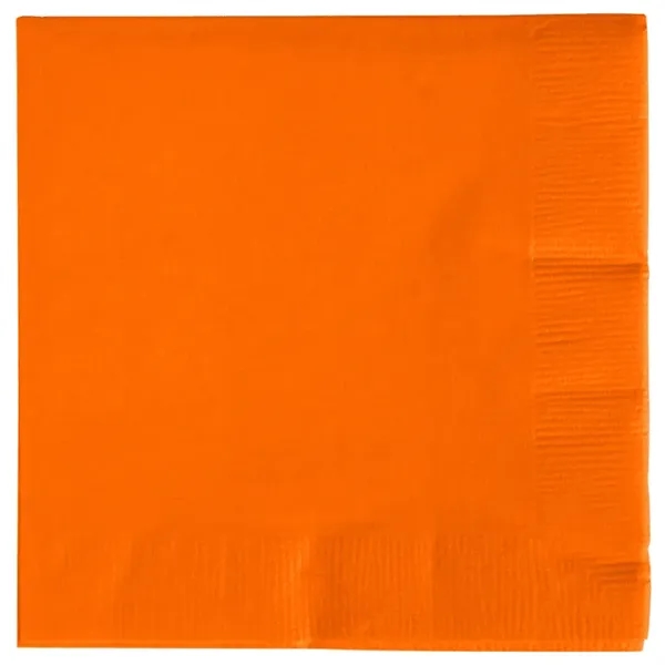 Orange color option for 2ply Foil Stamped Beverage Napkins