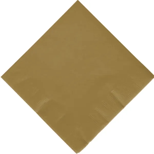 Gold color option for 3ply Premium Beverage Napkins