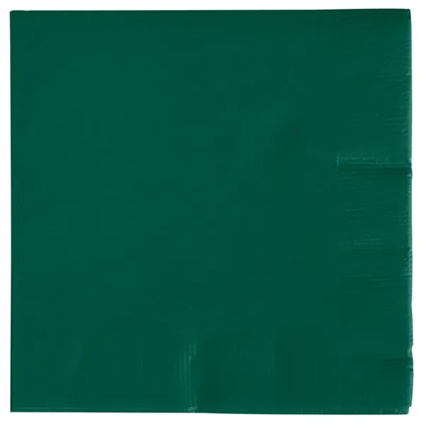 Hunter Green color option for 3ply Premium Beverage Napkins